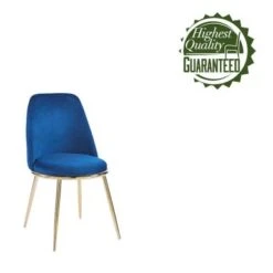 Porthos Home Dani Dining Chairs Set Of 2, Velvet Upholstery, Gold Legs - Green -Gourmet Interiors de31df20 5b82 443a 81c6 c96521222c69