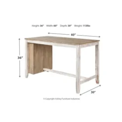 Skempton Rectangular Counter Table W/Storage -Gourmet Interiors de391351 202f 464d a9cc 3b74e8551cba
