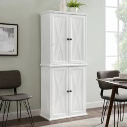 Clifton Tall Pantry - 30"W X 15.75"D X 72"H - White