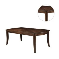 Rectangular Wooden Dining Table In Dark Walnut - Dark Walnut - Dark Walnut 11 Rectangular Wooden Dining Table In Dark Walnut - Dark Walnut - Dark Walnut -Gourmet Interiors df036633 07e1 429e ac07 1f7ad37797e2