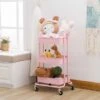 3-Tier Metal Utility Cart With Wheels Storage Shelves Organizer - 17.7"x13.7"x31" - Pink 2 3-Tier Metal Utility Cart With Wheels Storage Shelves Organizer - 17.7"x13.7"x31" - Pink -Gourmet Interiors df36fbdb c6cb 4b67 adc0 3e295ce041a5