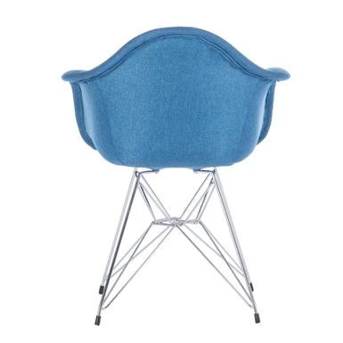 Porthos Home Upholstered Dining Armchairs W/ Metal Legs (Set Of 2) - Blue 16 Porthos Home Upholstered Dining Armchairs W/ Metal Legs (Set Of 2) - Blue - Image 14