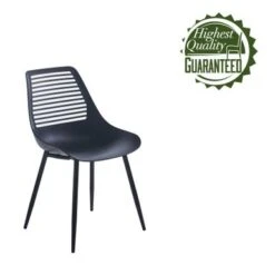 Porthos Home Ebrill Dining Chairs Set Of 2, Plastic Shell, Iron Legs - Black 28 Porthos Home Ebrill Dining Chairs Set Of 2, Plastic Shell, Iron Legs - Black -Gourmet Interiors e126b92d ece7 4e58 87f9 4c86220ae7ef