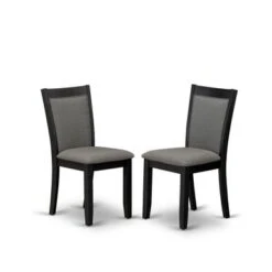 East West Furniture Linen Fabric Upholstered High Back Dining Chairs Set Of 2- (Fabric Color Options) - MZCNT04 39 East West Furniture Linen Fabric Upholstered High Back Dining Chairs Set Of 2- (Fabric Color Options) - MZCNT04 -Gourmet Interiors e13b8e61 e78a 432f b267 308c39eb3559