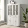 Stanton 2Pc Glass Door Pantry Set - 14.5"x47.5"x78" - White 2 Stanton 2Pc Glass Door Pantry Set - 14.5"x47.5"x78" - White -Gourmet Interiors e16877b8 56f9 4b23 b9a4 0d7338def8b7