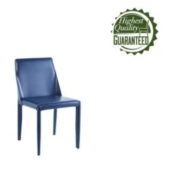 Porthos Home Fei Dining Chairs Set Of 2, Bridle Leather And Steel - Grey -Gourmet Interiors e197a90d 85bd 4070 8312 54aabd5c8fab