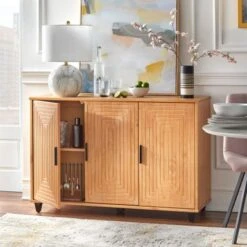 Lifestorey Messina 3-Door Buffet - Natural Pine -Gourmet Interiors e1c0ad4c ff96 4fb8 a800 da6ec1be5406