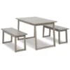 Loratti Dining Table And Benches (Set Of 3) -Gourmet Interiors e1e709dd 7a8a 4e74 b56d ac8bee228e85