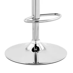 Colby Adjustable Cream Faux Leather And Chrome Finish Bar Stool -Gourmet Interiors e26a2d4c 934e 4ae8 ab87 b92300f824e5