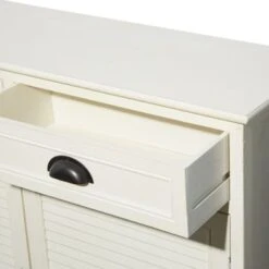 MDF Farmhouse Cabinet 35 X 40 X 12 - Cream -Gourmet Interiors e37a6b70 cfd5 46b5 a350 d5b933ca4530