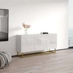 Lattice 02 63" Sideboard - Black 21 Lattice 02 63" Sideboard - Black -Gourmet Interiors e396a50e 388e 4f82 9e4b 36a16bfdfd3e