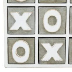 White Wood Traditional Tic Tac Toe Cabinet - 11 X 9 X 11 - White - 11 X 9 X 11 -Gourmet Interiors e4880113 7832 4405 be32 613f14a12797