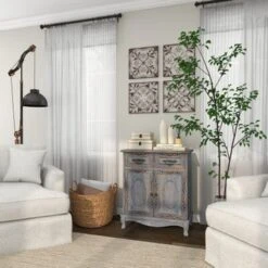 Gray Wood Intricately Carved Vintage Cabinet - Grey - Dresser 28 Gray Wood Intricately Carved Vintage Cabinet - Grey - Dresser -Gourmet Interiors e4fcf890 611d 46d2 abc8 933d6fb3f031