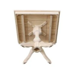 36" X 36" Square Top Pedestal Table - Unfinished - 35.9"H -Gourmet Interiors e54583f7 0aae 4c1b 9697 2a62ca0f5439