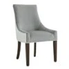 Julianna Upholstered Dining Chair By Greyson Living - Smoke/Snow -Gourmet Interiors e54f6afd 4c9c 4b6e ae1f 912d9fb9d074