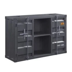 ACME Cargo Server In Gunmetal - Gunmetal -Gourmet Interiors e5bc5aa0 df1c 45f5 83d8 ee9352031ded