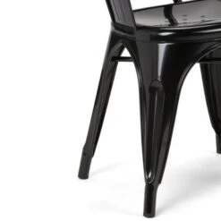 WYNDENHALL Elisse Industrial Metal Dining Arm Chair (Set Of 2), Fully Assembled - 20.6"w X 19.7"d X 28.3"h - Distressed Black And Silver 36 WYNDENHALL Elisse Industrial Metal Dining Arm Chair (Set Of 2), Fully Assembled - 20.6"w X 19.7"d X 28.3"h - Distressed Black And Silver -Gourmet Interiors e6012a61 5d42 43c8 bc27 a461c7564d9b