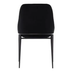 Aurelle Home Modern Upholstered Metal Frame Dining Chair - Set Of 2 - Black -Gourmet Interiors e7a932ef a8da 4f00 a463 4d5fe389e054