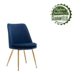 Porthos Home Tori Velvet Gold Legs Kitchen Dining Room Chair - Pink -Gourmet Interiors e8a434c3 4748 4396 93a0 65c0c2790430