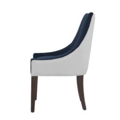 Julianna Upholstered Dining Chair By Greyson Living - Smoke/Snow -Gourmet Interiors eb1d29e7 778e 4391 b2a9 bba73112d43a