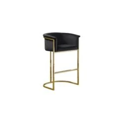 Upholstered Counter Height Chair - Pink And Gold - Counter Height -Gourmet Interiors eb437848 ba53 460b 9dba 8aa63f70f7a8