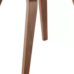 Ontario Black Faux Leather And Walnut Wood Dining Chairs - Set Of 2 -Gourmet Interiors ec084663 ceb5 4f20 b8ed 19f1c710bf19