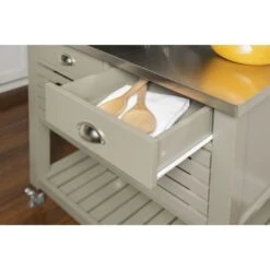 Rembert Kitchen Cart Grey -Gourmet Interiors ec2bfb6c 329a 4457 b746 1b43b116335e