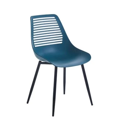 Porthos Home Ebrill Dining Chairs Set Of 2, Plastic Shell, Iron Legs - Black 11 Porthos Home Ebrill Dining Chairs Set Of 2, Plastic Shell, Iron Legs - Black - Image 9