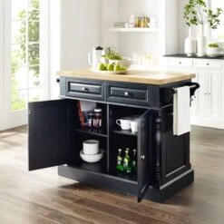Oxford Kitchen Island W/X-Back Stools - With Seating - Black - Granite 13 Oxford Kitchen Island W/X-Back Stools - With Seating - Black - Granite -Gourmet Interiors ec78227f c1ce 44e7 bb54 8236bed4ff4a