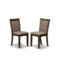 East West Furniture Dining Room Table Set - Dining Chairs And 1 Modern Dining Table (Pieces Option) - V796MZ748-5 -Gourmet Interiors ecada032 c302 4a59 b045 c8575254cfc6