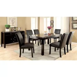 Transitional Black Side Chair (2/CTN) -Gourmet Interiors ecc18a69 6225 4a7b b71f 2d77bcb04e99