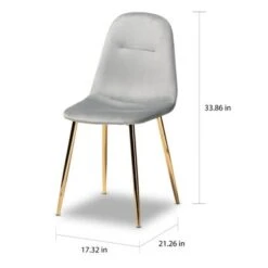 Carson Carrington Baengling Upholstered 4-piece Dining Chair Set - Navy Blue -Gourmet Interiors ee8e718f 6851 4550 80ac 3138d784a88d