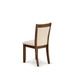 East West Furniture Kitchen Set, A Modern Table And Dining Chairs With Linen Fabric Seat (Pieces Option) - X726MZN32-5 -Gourmet Interiors eed21829 5745 421c b5de 95554e6209b5