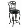 Upholstered Swivel Counter Height Stool Black -Gourmet Interiors f030bbd5 a393 4679 a2e7 1d9467798dc5