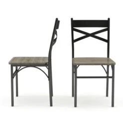 DH BASIC Small Space 4-Person Dining Set By Denhour - Natural -Gourmet Interiors f0583ea9 f895 4d78 9ddc 396bced00b39