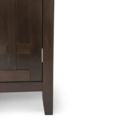 WYNDENHALL Freemont SOLID WOOD 54 Inch Wide Transitional Sideboard Buffet And Wine Rack - 54 W X 17 D X 36 H - Tobacco Brown -Gourmet Interiors f10de6d4 7c17 4834 8958 dda0c487d0fb