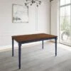 Ellsworth - Lafayette Medium Wood Dining Table - Blue -Gourmet Interiors f176cd8c 2539 4a14 8000 5c48928a732e