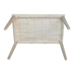 The Gray Barn Fairy Glen Solid Wood Fixed Top Table With Shaker Legs - Weathered Gray -Gourmet Interiors f1cead55 2d3d 46f1 8c82 8978bd5bf4b1