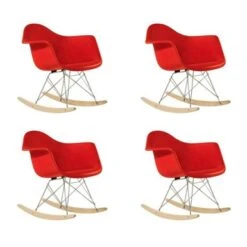 Porch & Den Old Weir Mid-Century Bucket Eiffel Style Rocking Dining Chair (Set Of 4) - Taupe 18 Porch & Den Old Weir Mid-Century Bucket Eiffel Style Rocking Dining Chair (Set Of 4) - Taupe -Gourmet Interiors f2159c78 91e3 4d45 86a8 1e739c4c5629