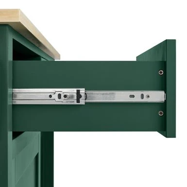 Cora Drop Leaf Kitchen Island - White 17 Cora Drop Leaf Kitchen Island - White - Image 15