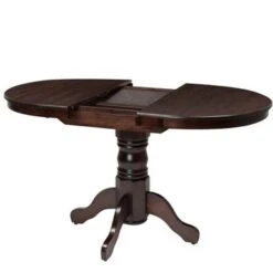 Dilon Extendable Oval Pedestal Dining Table - Cappuccino - Cappuccino -Gourmet Interiors f4b07889 4126 4b4d b649 be5e86a64934