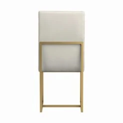 Strick & Bolton Edmiston Grey/ Aged Gold Dining Chairs (Set Of 2) - Dining Height - Set Of 2 - Aged Gold -Gourmet Interiors f6863e58 755c 4b02 9314 556e3f9565cb