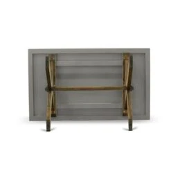 East West Furniture Dinner Table Set, A Dinette Table And Padded Chairs With Linen Fabric Seat (Pieces Option) - X796MZN32-6 -Gourmet Interiors f6dcca63 d886 4920 b4ed ae8e4c40a371