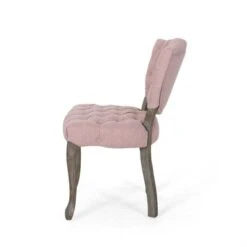 Crosswind Diamond Stitch Fabric Dining Chair By Christopher Knight Home - Charcoal/Brown Wash Finish -Gourmet Interiors f6f0d865 54ac 41b7 a10d d2275ff7ac31