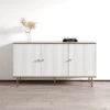 Camelia 3D 54" Sideboard - White -Gourmet Interiors f722a2d0 e232 4819 bd4b 1f01d8b93e01