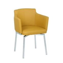 Somette Davis Round Glass Dining Set With Mustard Swivel Club Chairs - Mustard 21 Somette Davis Round Glass Dining Set With Mustard Swivel Club Chairs - Mustard -Gourmet Interiors f7cdf86e e93c 4d67 bc54 bf96b085a7fb