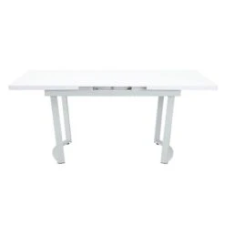 Rectangular Dining Table In High Gloss White Finish - High Gloss White 10 Rectangular Dining Table In High Gloss White Finish - High Gloss White -Gourmet Interiors f809e142 d1a5 494d 9ce0 febfc8046cd5