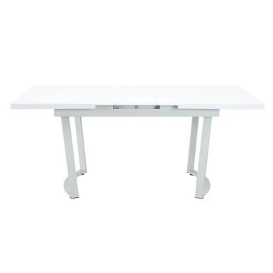 Rectangular Dining Table In High Gloss White Finish - High Gloss White 6 Rectangular Dining Table In High Gloss White Finish - High Gloss White - Image 4