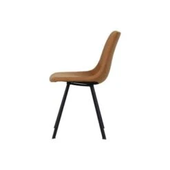 LeisureMod Markley Modern Leather Dining Chair With Metal Leg Set Of 2 - Charcoal Black -Gourmet Interiors f871f016 d8d1 4039 9550 87833da0d754