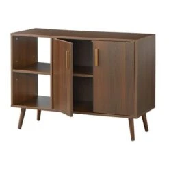 Simple Living Adela Mid-Century Sideboard - Walnut -Gourmet Interiors f9176a88 1a11 4470 8f84 8aa152eddaca